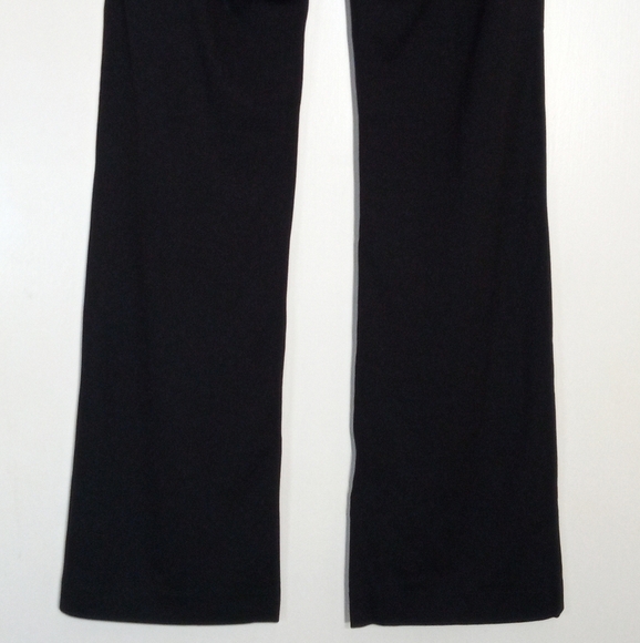 Cabi black boot cut career pant with back zip entry faux pockets women size 10L - Picture 6 of 11